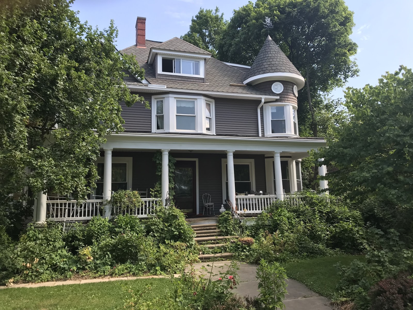 Restored Victorian home exterior