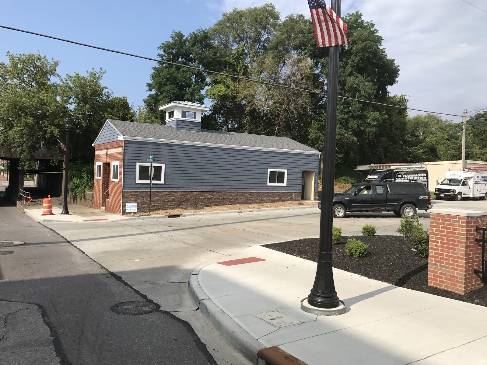 Home with a new standing-seam metal roof